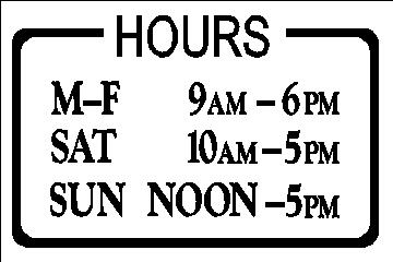 custom sign